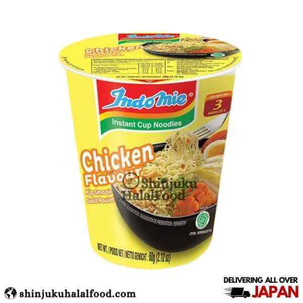 Indomie Cup Noodles Chicken Flavour (60g) インドミーインスタントカップヌードル（チキンフレーバー