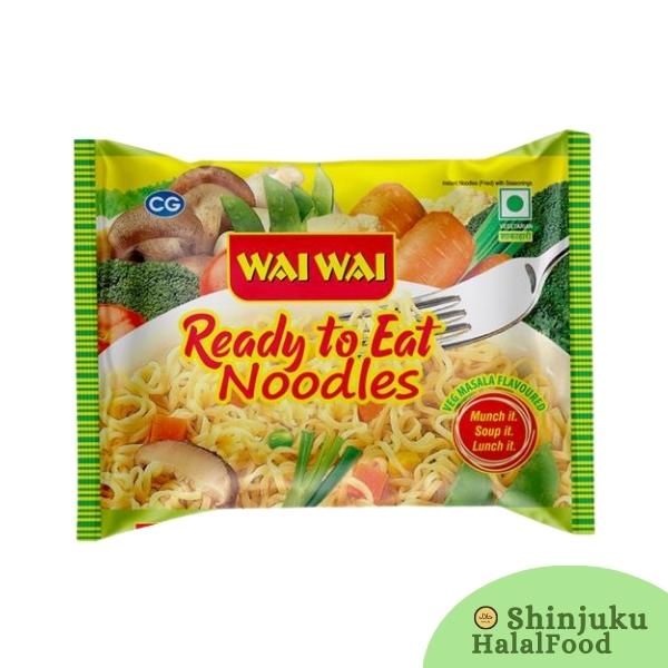 Wai Wai Noodles Vegetable Flavor (100g) ワイワイ麺を食べる準備ができて-野菜の味