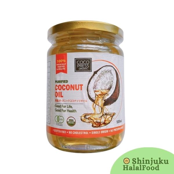 Organic Purified Coconut Oil Coco Press (500ml) 有機精製ココナッツオイル