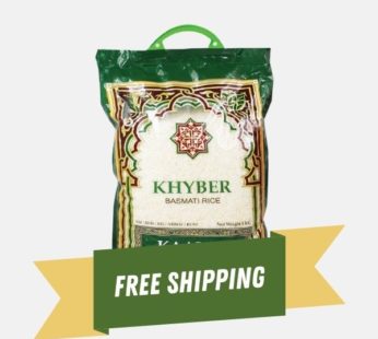 Khyber Rice Kaalar 5kg (バスマティライス 5kg 袋 長粒米)【Free Shipping】