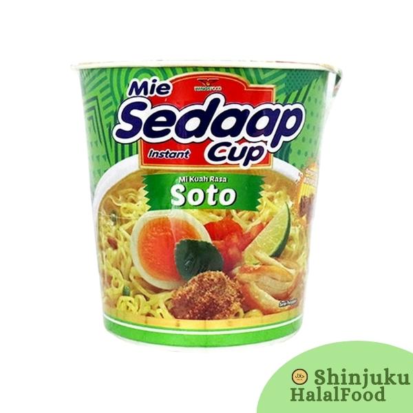 Mie Sedaap Instant Cup Noodles Mi Kuah Rasa Soto (100g) 三重セダープインスタントカップヌードルヌードルスープフレーバー