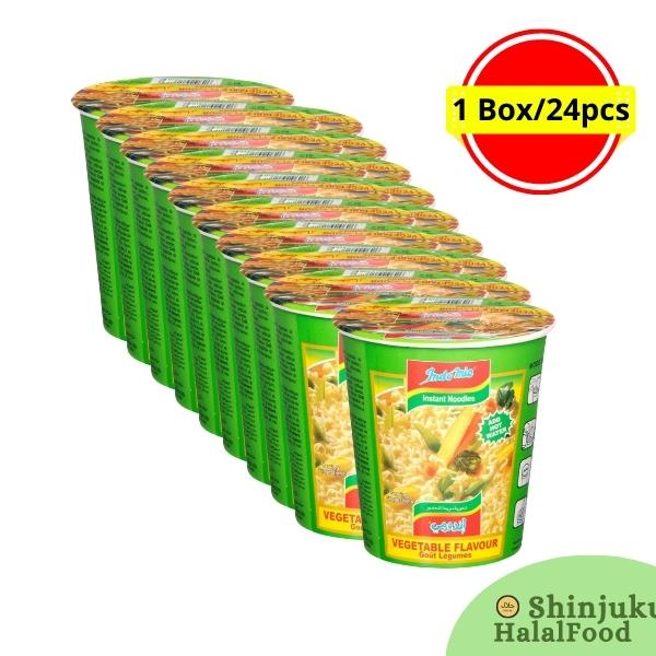 Indomie Vegetable Cup Noodles (1Box-24pcs)インドミーベジタベレカップヌードル