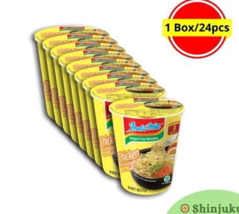 Indomie Cup Noodles Chicken Flavor (1Box-24pcs)インドミーカップヌードルチキンフレーバー（1箱-24個）