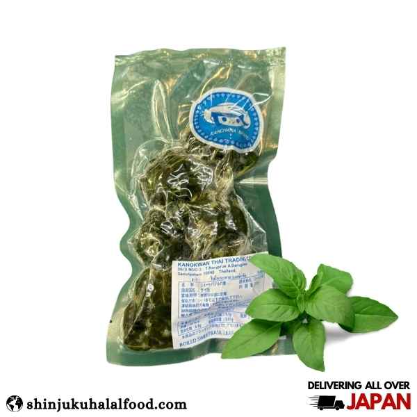 Boiled Sweet Basil Leaf (220g)