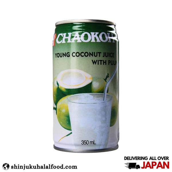 Chaokoh Young Coconut With Pulp Juice (350ml)