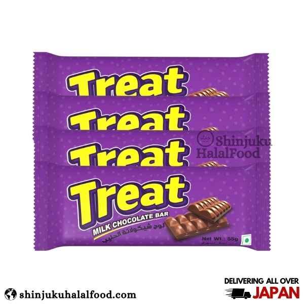 Treat Milk Chocolate Bar 4pcs Combo Pack (Gift Pack) ミルクチョコレートバー