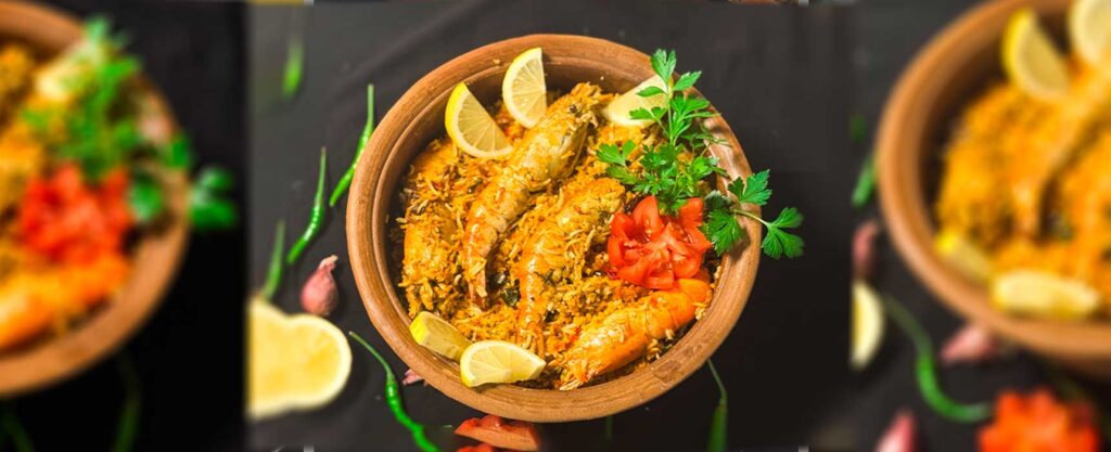 Shrimp Dum Biryani Recipe 🦐