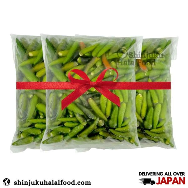 3 Pack Frozen Green Chilli 200g Combo Offer グリーン チリ