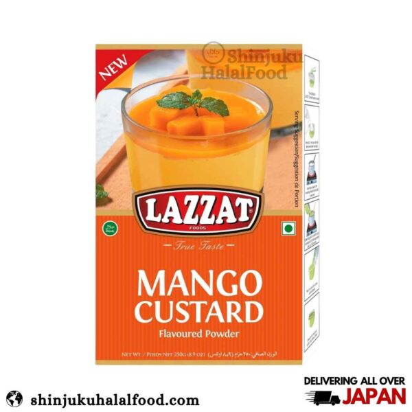 Lazzat Mango Custard Powder (250g) マンゴーカスタードパウダー