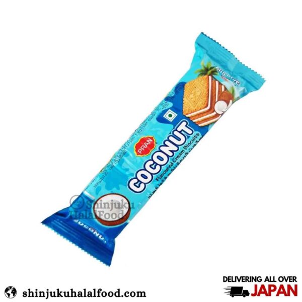Pran Coconut Cream Biscuit (90g) ココナッツクリームビスケット