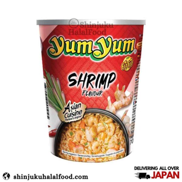 Yum Yum Shrimp Cup Noodles (70g) ヤムヤム シュリンプ カップヌードル