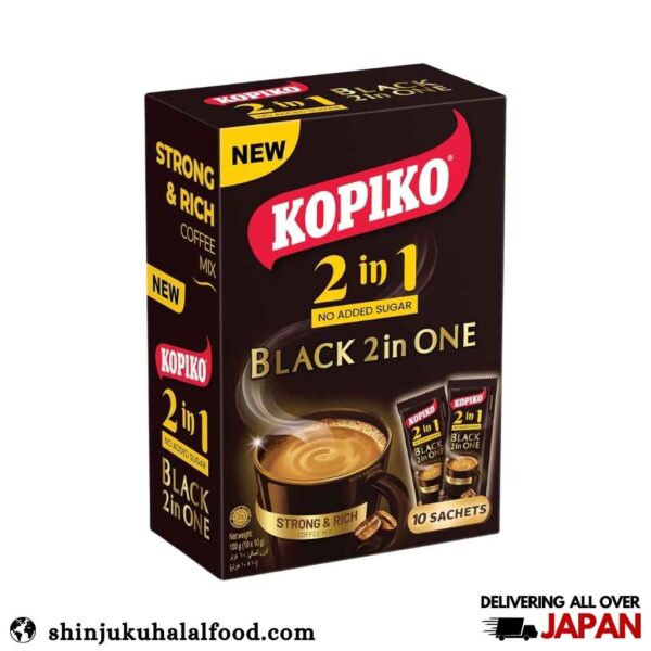 Kopiko Black Coffee 2 In 1 (Sugar Free) (100g)